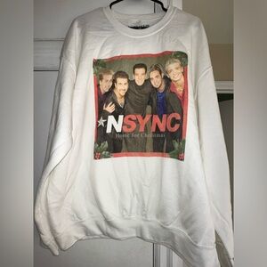 *NSYNC holiday sweatshirt. Like brand new, size XL.